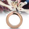 Stainless Steel Bracelet Jug Flask for Dance Party Travel, Bronze Hip Flask Gift (bright rose gold) view 3