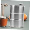 OKUMEYR 25oz Stainless Steel Oil Drum Flask Metal Wine Pail Milk Can Leakproof Drink Container view 2