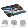 WZYWHJ puerto rico wallpaper flag Prints Drying Mat for Kitchen : Made of sponge Water absorbent, With lanyard for hanging 18 x 16 in view 3