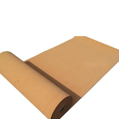 LYZLPHLL Cork Roll, Cork Board for Wall, Cork Shelf Liner, Bulletin Board Sheet, Easy to Cut, 1/3" 1/4" Thick, for Office Home School DIY Supplies, Brown(Thick 8mm,0.9mx2.5m(3ftx8.2ft))