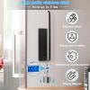Paper Towel Holder Black, Toilet Paper Roll Holder Magnetic Towel Rack Wall Mount Fridge Organizer Shelf for Towels Rolls Bar Bathroom Toilet Pantry RV Essentials Kitchen Organizers and Storage 2 Pack view 3