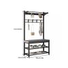 SABALON Clothes Rack Hat Rack Clothes Rack Entrance Clothes Rack Floor-to-Ceiling Entrance Shoe-Changing Stool Clothes Rack Home Storage Clothes Rack Floor Coat Rack Coat Rack Freestanding view 2