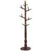 GLigeT Coat Rack Stand Coat Rack Household Floor Standing Heavy Duty Coat Stand Living Room Hallway Corner Hanger Office Modern Wood Single Pole Tree Shaped Coat Shelf Coat Hanger Stand view 1