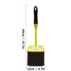 KOOFUR Toilet Brush Holder Toilet Brush Holder Household Floor-standing Toilet Cleaning Brush Bathroom Toilet Cleaning Brushs 360 No Dead end Toilet Bowl Brush Set Toilet Brush Holders, 20010125 view 2