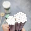 HomeLoft Basics 100Count White Lollipop Sticks,Paper Treat Stick,Sucker Sticks for Cake Pops,Candy Melt,Dessert,Chocolates (6-InchDia4.0mm) view 2