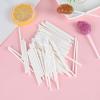HomeLoft Basics 100Count White Lollipop Sticks,Paper Treat Stick,Sucker Sticks for Cake Pops,Candy Melt,Dessert,Chocolates (6-InchDia4.0mm) view 3