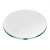 HUZJIEHUI 48" Round Tempered Glass Shelf Panel Table Top Clear,Thick Beveled Edge&Thick Flat Polished Edge view 1