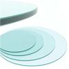 HUZJIEHUI 48" Round Tempered Glass Shelf Panel Table Top Clear,Thick Beveled Edge&Thick Flat Polished Edge view 4