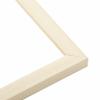 10x20 Frame Whitewashed Natural Wood Cream Solid Wood Picture Frame | 0.8 Inch Moulding Width | 0.5 Inch Rabbet Depth | with UV Acrylic Plexiglass, Foam Board Backing & Hanging Hardware Included view 1