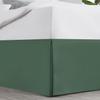 Box Pleated Bed Skirt Full Size with 16 Inches Drop Egyptian Cotton 54 x 75 Inches 1000 Thread Count Ultra Soft Cover Easy Fit Winkle & Fade Resistant - Teal Green view 2