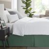 Box Pleated Bed Skirt Full Size with 16 Inches Drop Egyptian Cotton 54 x 75 Inches 1000 Thread Count Ultra Soft Cover Easy Fit Winkle & Fade Resistant - Teal Green view 3