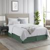 Box Pleated Bed Skirt Full Size with 16 Inches Drop Egyptian Cotton 54 x 75 Inches 1000 Thread Count Ultra Soft Cover Easy Fit Winkle & Fade Resistant - Teal Green view 4