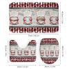FBMLBRB Brebasf Cartoon Gnome Cooking Chef for Bathroom Shower Curtains Sets with Rugs 4Pcs,Vintage Chef Gnome Cooking Theme Kitchenware Plaid Design Shower Curtains Sets (12Hooks) view 3