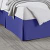 Box Pleated Bed Skirt Queen Size with 14 Inches Egyptian Cotton 60 x 80 Inches 1000 Thread Count Ultra Soft Cover Easy Fit Winkle & Fade Resistant - Royal Blue view 1