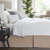 Box Pleated Bed Skirt Twin XL Size with 15 Inches Drop Egyptian Cotton 39 x 80 Inches 1000 Thread Count Ultra Soft Cover Easy Fit Winkle & Fade Resistant - Taupe view 3