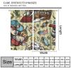 Cowgirl Blackout Window CurtainAmerican Western Old School Tattoo Style Wild West Cowboy Girl,Train,Sheriff Star Golden Horseshoe for Home Kitchen Restaurant Decoration Window Curtain 2Panel 72"W X 6 view 2