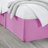 Box Pleated Bed Skirt Queen Size with 12 Inches Egyptian Cotton 60 x 80 Inches 1000 Thread Count Ultra Soft Cover Easy Fit Winkle & Fade Resistant - Pink view 1