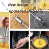 Aetomtins 12in-Stainless Steel semi automatic whisk,Hand mixer whisk,egg spinner,whizzy whisk,whipped cream dispenser,easy whisk for cooking, Egg Beater, Milk Frother, Beatinng&Stirriong view 3