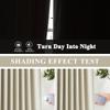 Vision Home Sand Full Blackout Window Curtains Grommet Linen Room Darkening Panels 120 inches for Bedroom Living Room Noise Reducing Thermal Insulated Linen Drapes 10FT 58" Wx120 Lx2,Oatmeal Beige view 3