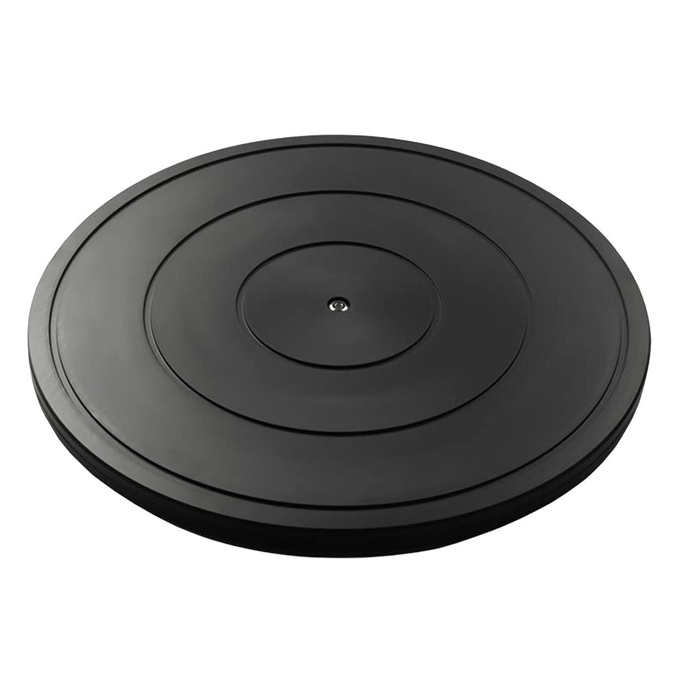 Turntable Bearing, Heavy Duty Rotating Swivel Stand with Steel Ball Bearings Plastic Lazy Susan Turntable Black for Non-slip and Wear-resistant Anti-fall and Anti-collision