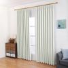 Gewvary 100% Blackout Pinch Pleat Curtain,2 Panels Polyester Extra Wide Insulated Window Panels,Bedroom Living Room Full Light Shading Sliding Door Drape (84Wx100L,Beige) view 2