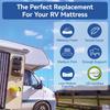 Hcore RV Mattress King 10 Inch Memory Foam Mattress, Cooling Green Tea/Gel Medium Firm Bed Mattress in a Box for Camper/Trailer/Truck, Deep Sleep CertiPUR-US Mattresses Made in USA 80'' x 72'' view 2
