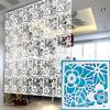 12Pcs,HAILM DIY Hanging Room Divider, Partitions Panels Screen PVC, Room Dividers Floor to Ceiling for Decorating Bedding, Dining, Study and Sitting-Room (White) view 1