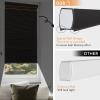 No Drill No Tools Cellular Shades for Windows, Top Down Bottom Up Honeycomb Blinds, Blackout Cordless Window Blinds for Indoor Windows, Easy to Install,Blackout-black42 W X 80" H view 3