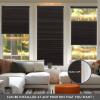 No Drill No Tools Cellular Shades for Windows, Top Down Bottom Up Honeycomb Blinds, Blackout Cordless Window Blinds for Indoor Windows, Easy to Install,Blackout-black42 W X 80" H view 4