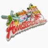 3D Amsterdam Netherlands Fridge Magnet Tourism Souvenir Refrigerator Decoration Magnet Hand Painted Craft view 2