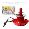 3 Tier Electric Chocolate Fondue Fountain Machine for Parties Melts Cheese Queso Candy Liqueur view 4