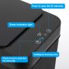 QSFWCSM 2 Pack Bathroom Trash can,Smart Touchless Trash Can,Automatic Motion Sensor Trash Bin with Lid,2.4 Gallon Garbage Can, Kitchen, Bathroom, Office, Bedroom Trash can (Black+Black) view 3