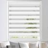 Cordless Zebra Blinds Zebra Window Blinds, Shades for Living Room, Bedroom, Kitchen, Dining Room, Office, Bathroom, Outdoor White 35" Wx 95" H view 1