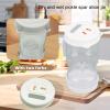 banapoy Pickle Jar, 50oz Pickle and Olive Hourglass Jar with Strainer Flip, Pickle Separator Jar Pickle Container, Includes Stainless Steel Fork, for Gherkin, Olive, Jalapenos view 4