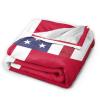 America Denmark Friendship Flag Ultra-Soft Micro Flannel Blanket 50x40 inch Throw Blankets for Bedroom Sofa view 3