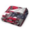 Denmark Flag Map Ultra-Soft Micro Flannel Blanket 50x40 inch Throw Blankets for Bedroom Sofa view 3