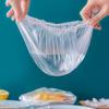 100 Pcs/Set Elastic Food Storage Covers Reusable For Keeping Bags Kitchen Wrap Alternative To view 3