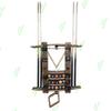 Bourbon Barrel Stave Pool Cue Rack/Billiard Shelf - Large view 1