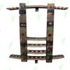 Bourbon Barrel Stave Pool Cue Rack/Billiard Shelf - Large view 2