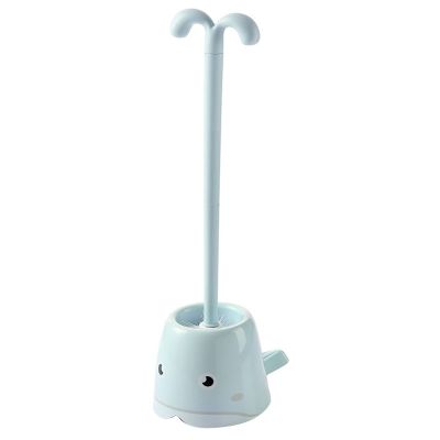 KOOFUR Toilet Brush Holder Toilet Brush,Cute Toilet Brush Set Cleaner Brush Deep Cleaning with Non-Slip Long Handle Floor Standing Holder Toilet Brush Holders(A), 20010125