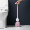 KOOFUR Toilet Brush Holder Toilet Brush,Cute Toilet Brush Set Cleaner Brush Deep Cleaning with Non-Slip Long Handle Floor Standing Holder Toilet Brush Holders(A), 20010125 view 3