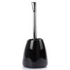 KOOFUR Toilet Brush Holder Toilet Brush,Plastic Plating Handle Hidden Compact Toilet Brush Bright Glazed Ceramic BaseToilet Brush for Bathroom Restroom Deep Cleaning Toilet Brush Holders(B) view 1