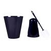 Toilet Brush Holder Toilet Brush and Holder 3 Pack, Toilet Brush with Trash Can Holder, Toilet Bowl Brush with Long and Large Handle for Bathroom Durable Toilet Brush Holders(A) view 1
