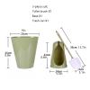 Toilet Brush Holder Toilet Brush and Holder 3 Pack, Toilet Brush with Trash Can Holder, Toilet Bowl Brush with Long and Large Handle for Bathroom Durable Toilet Brush Holders(A) view 2