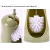 Toilet Brush Holder Toilet Brush and Holder 3 Pack, Toilet Brush with Trash Can Holder, Toilet Bowl Brush with Long and Large Handle for Bathroom Durable Toilet Brush Holders(A) view 3