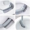 Toilet Brush Holder Toilet Brush,Toilet Brush Holder,Home Toilet Bowl Cleaner Brush with Toilet Holder Spinning Deep Cleaning for Toilet Grey White Toilet Brush Holders(A) view 4