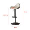 JOYNOW Bancos para Barra Fashion Light Luxury Bar Chair Household Swivel Lift High Chair Bar Stool Stainless Steel Island Chair High Top Bar Stools(E) view 2