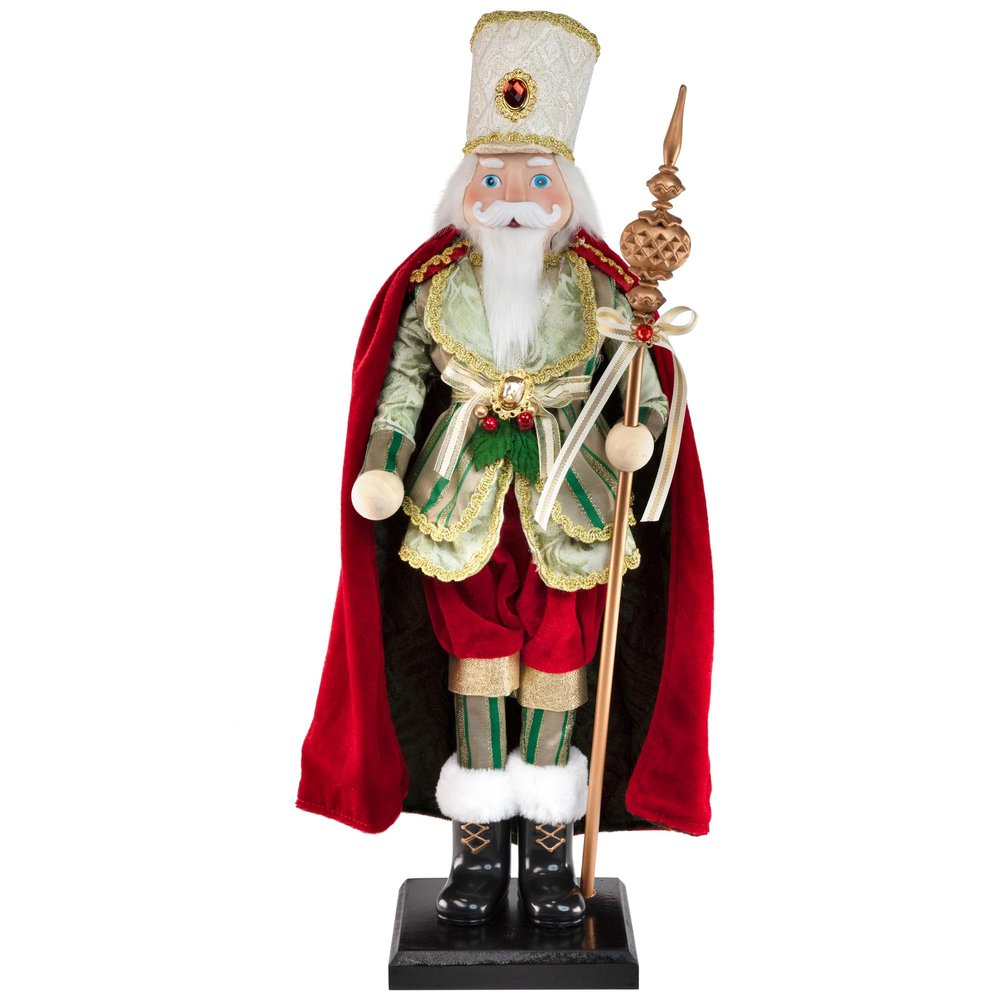 Northlight Royal King with Scepter Christmas Figure - 22" - Red and Green
