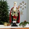 Northlight Royal King with Scepter Christmas Figure - 22" - Red and Green view 2
