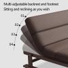 Fold up Beds for Adults with Pulleys Multi Angle Head and Foot Tilt Adjustment Space Saving Guest Bed Queen Size Folding Bed with Boosters Spring(187 * 70 * 35cm) view 3